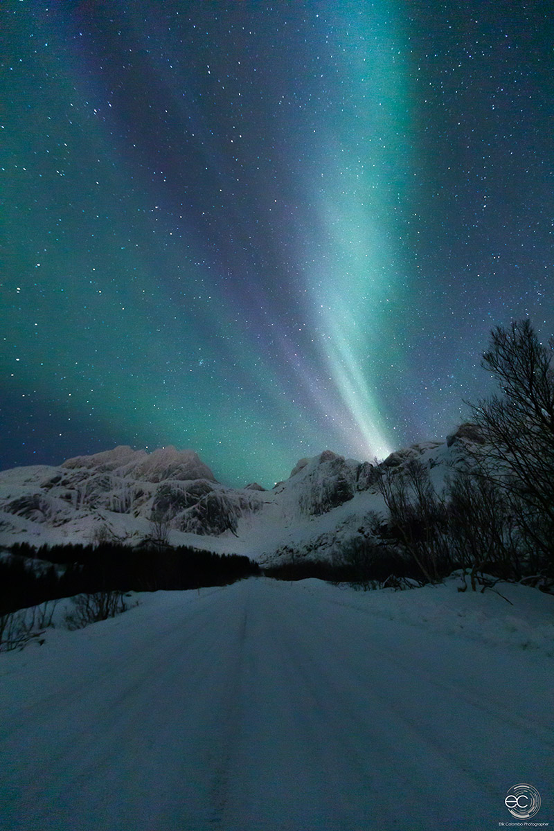 Aurora boreale, Norvegia ©Erik Colombo per osservatoriodigitale di marzo-aprile 2020, n.o 103