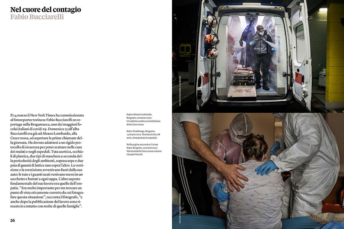 Il reportage di Fabio Bucciarelli da Bergamo sul nuovo Internazionale Extra Foto, dedicato al coronavirus - osservatoriodigitale di maggio-giugno 2020, n.0 104