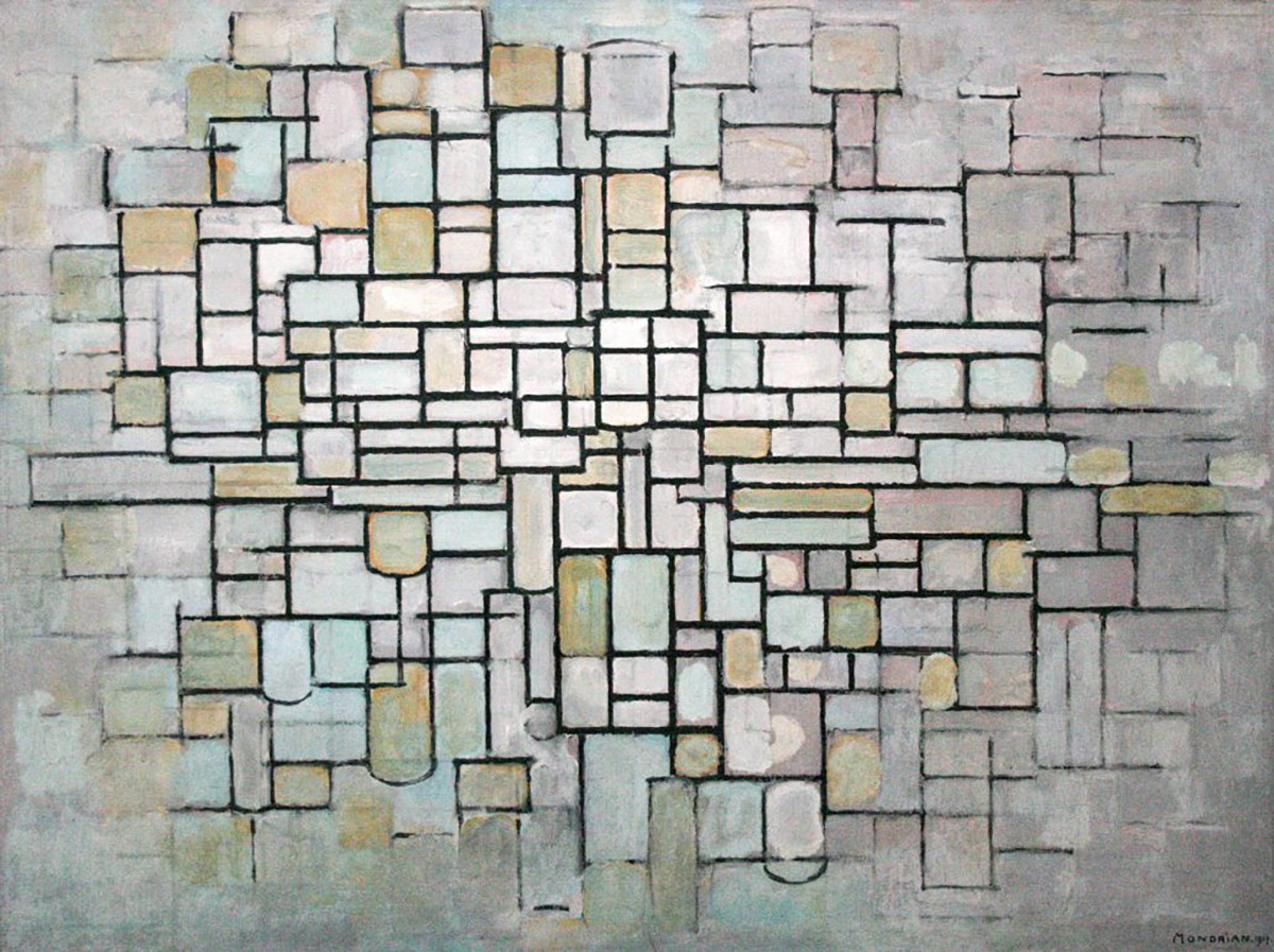 Piet Mondrian - Composition N.o 11 - osservatoriodigitale di luglio-agosto 2020 n.o 105