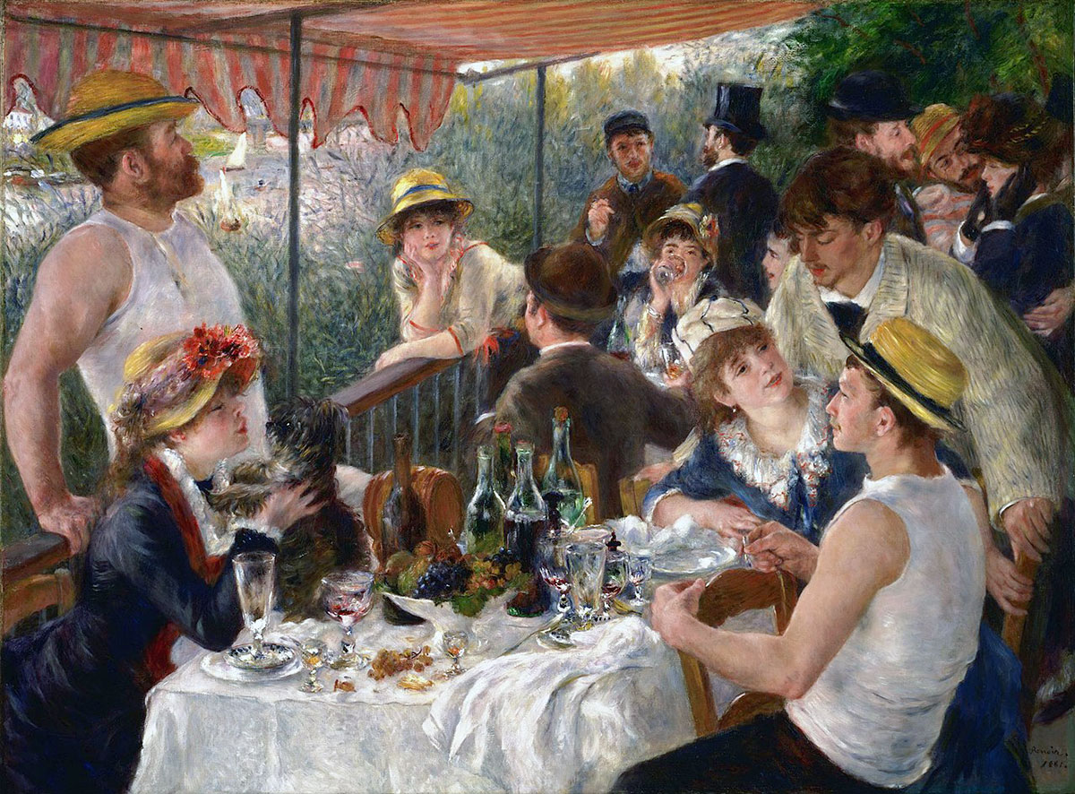 La colazione dei canottieri – Pierre Auguste Renoir – Google Art Project – osservatoriodigitale n.o 109
