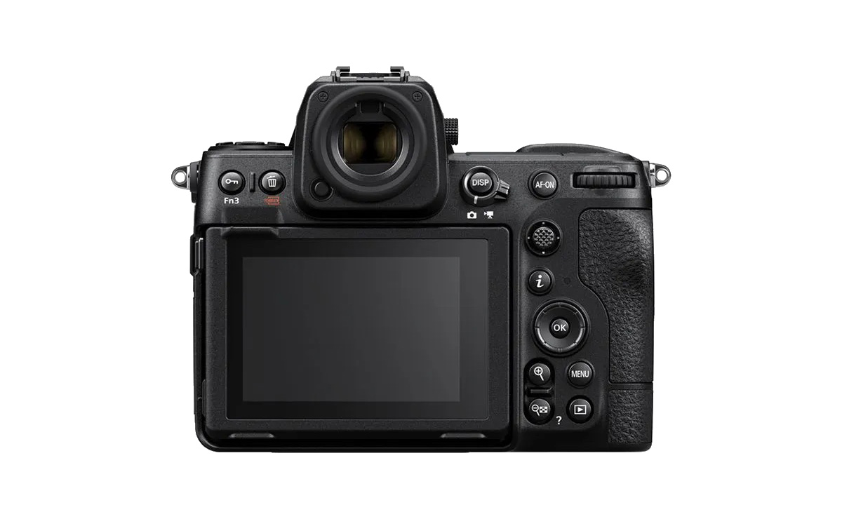 Nikon Z8 vista del retro od118