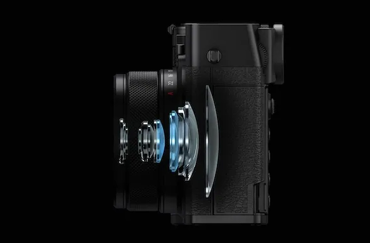 Fujifilm GFX 100RF, interno ottica, per osservatoriodigitale n.o 126