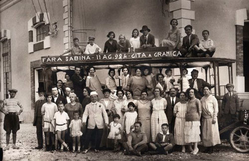 Filippo Rocci, Gita a Granica, 1924, Fara Sabina, Rieti (Fondo Filippo Rocci, Collezioni fotografiche, Istituto Nazionale per la Grafica, Roma, inv. 833a)