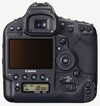 Canon EOS-1D X Vista posteriore