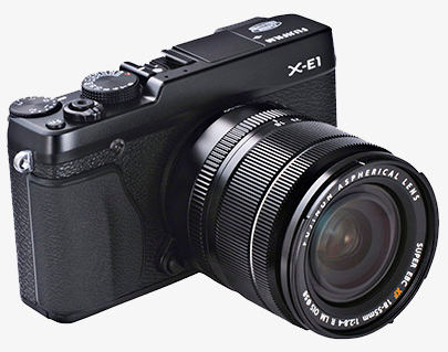 Fujifilm XE 1 con lo zoom 18-55
