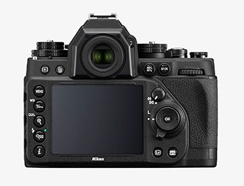 Nikon Df vista posteriore