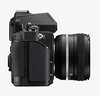 Nikon Df vista laterale destra