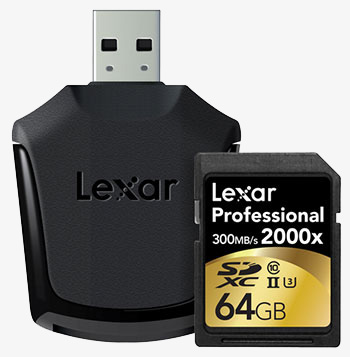 Lexar 2000x SDXC UHS II
