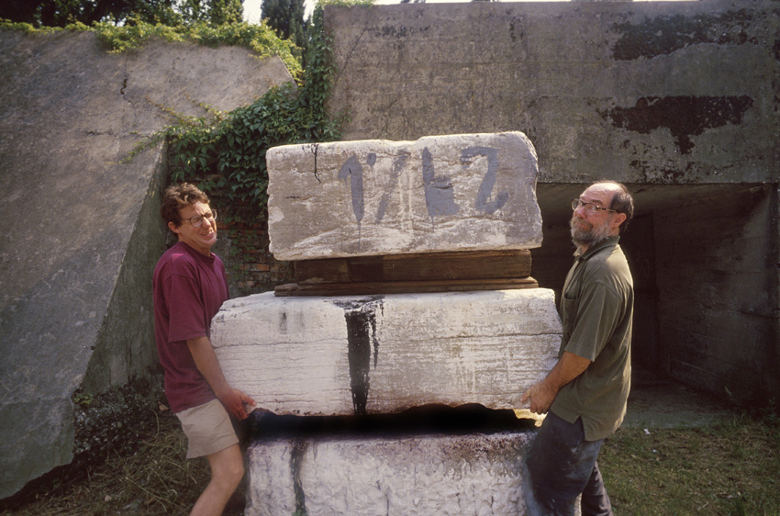 Charles Ray and Paul McCarthy, 1993. Fotografia di Graziano Arici