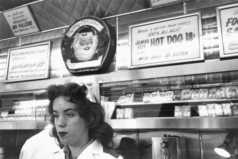 Robert Frank, Ranch market, Hollywood, 1955-56 © Robert Frank da "Gli Americani"