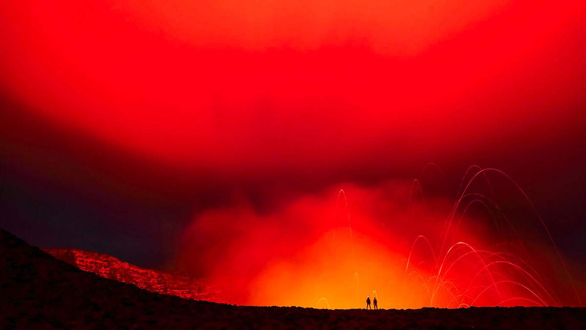 Sul vulcano in eruzione – ©Ulla Lohmann – OD93
