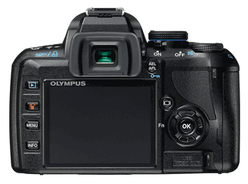 Olympus E420 back