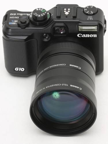 Canon G10 con adattatore Tele