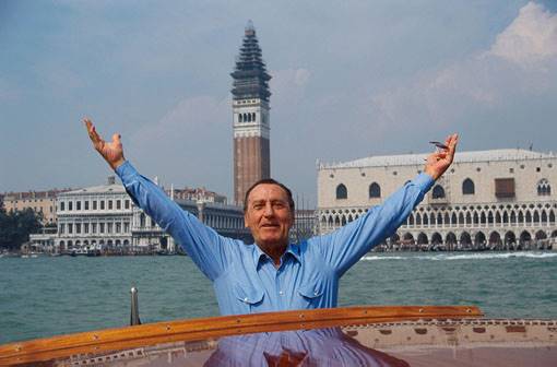 Alberto Sordi a Venezia, 1992 - foto di Graziano Arici
