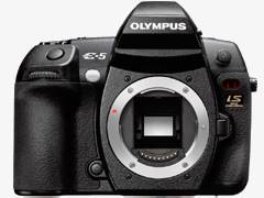 Olympus E-5, fronte