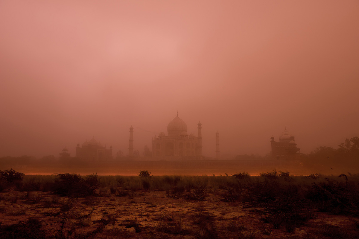 Taj Mahal sunset ©Walter Meregalli per osservatoriodigitale di maggio-giugno 2020, n.o 104