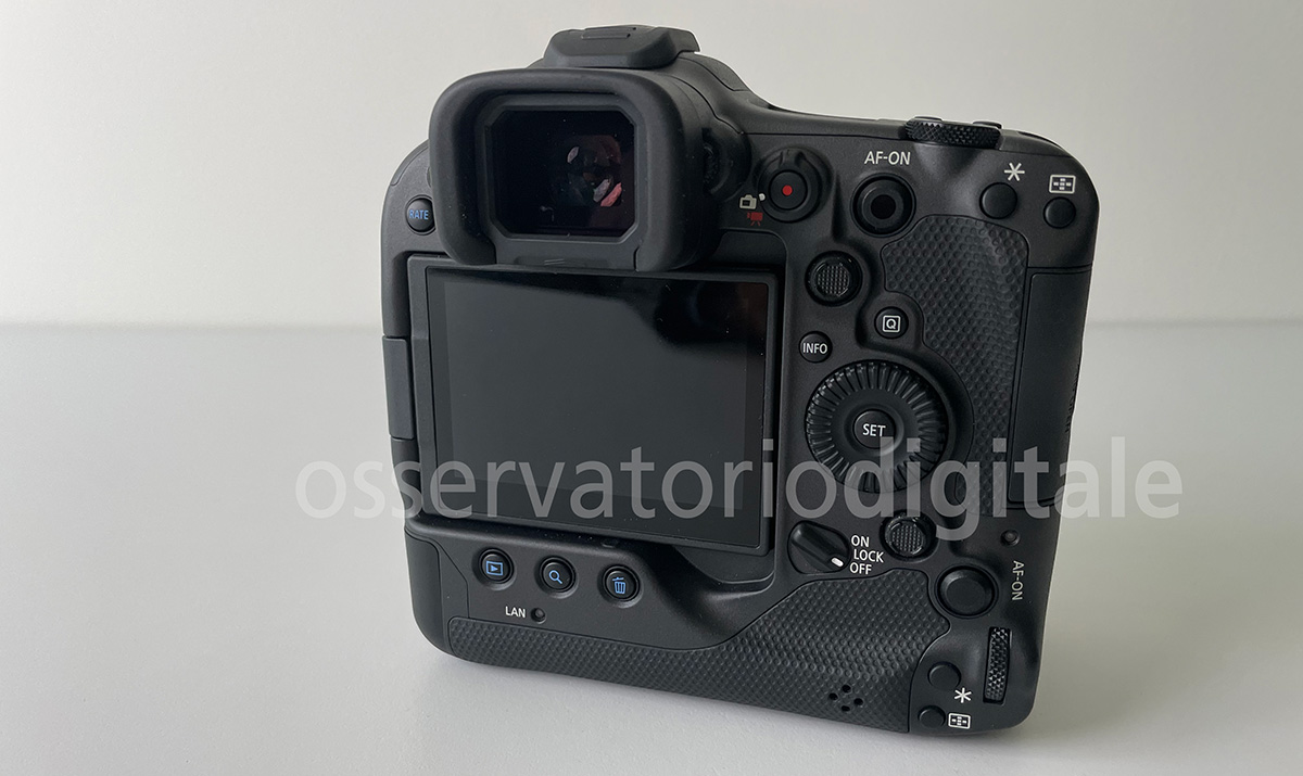 Canon EOS R3 (back) per osservatoriodigitale di gennaio-marzo 2022 n.o 112