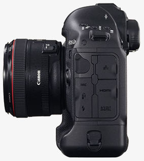 Canon EOS-1D X Porte laterali di collegamento