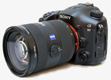 Sony SLT-A99 con zoom 24-70 Zeiss