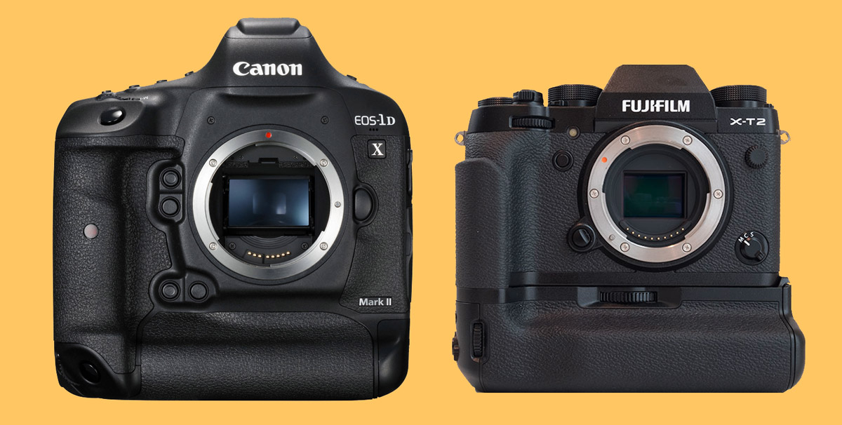 Canon 1Dx vs. Fujifilm X-T2